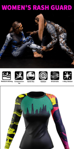 เสื้อรัชการ์ดสำหรับผู้หญิง MMA แบบนุ่มสำหรับยกน้ำหนักแบบแห้งเร็วออกแบบได้ตามต้องการ - Product Image 6