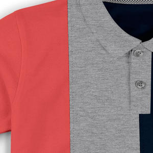 Polo à manches courtes en promotion, idéal pour logo personnalisé, color block pour homme - Product Image 4