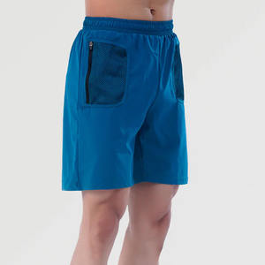 กางเกงขาสั้นผู้ชายคุณภาพสูง ผ้าถักโพลีเอสเตอร์ 100% ลายพิมพ์ดิจิทัลแบบเรียบ ระบายอากาศได้ดี เอวยางยืดระดับกลาง - Product Image 2