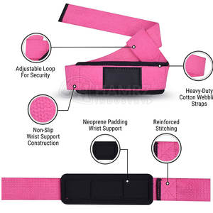 Sangles de musculation en néoprène de haute qualité durable, respirantes, légères et respirantes - Product Image 2