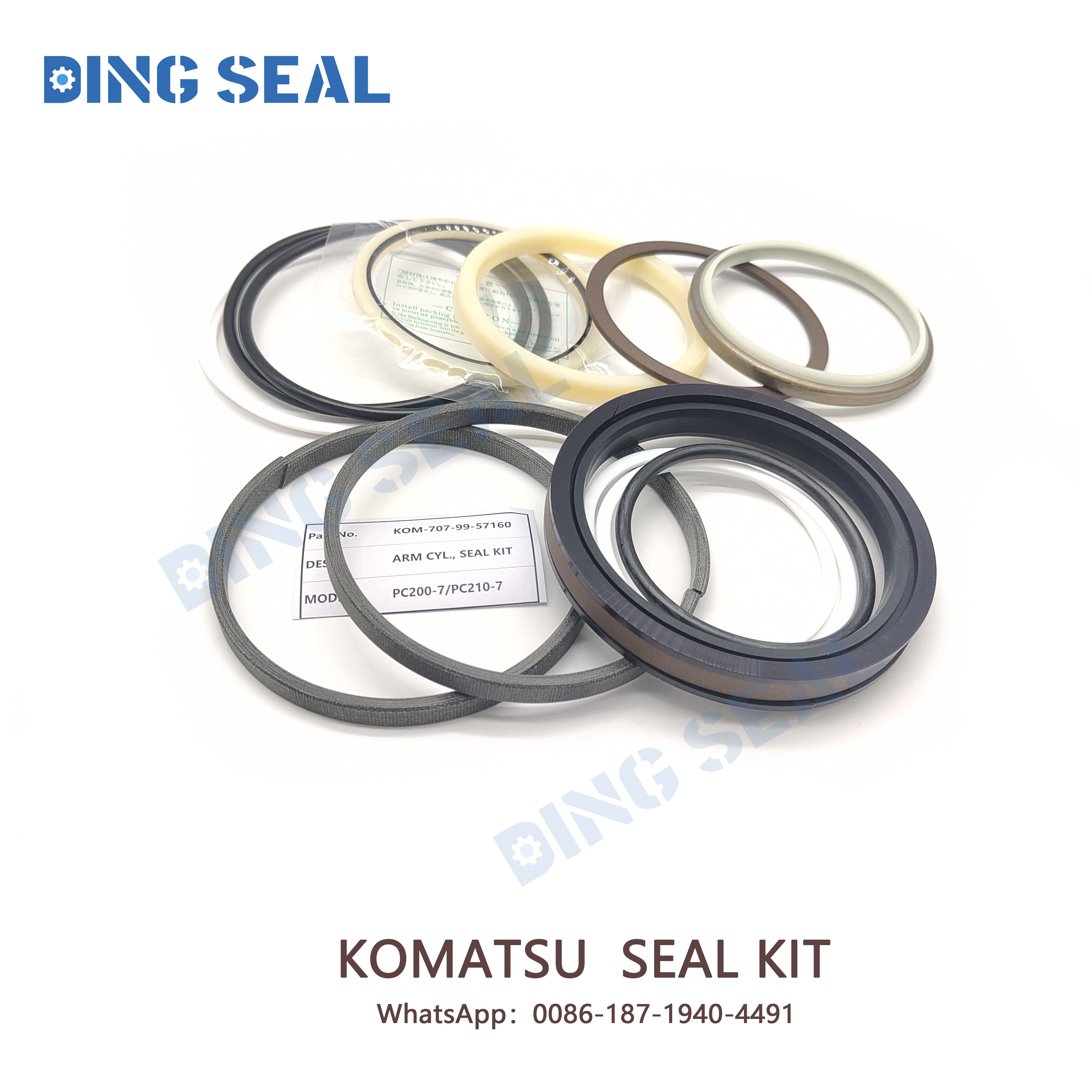 721-98-00130 Boom Cylinder Seal Kit Fits Komatsu PC490LC-11