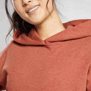 Sudadera Extra Grande de Invierno para Mujer, 100% Algodón, Felpa, 320 GSM, Color Sólido, Logotipo Frontal Personalizable, Transpirable, Tejida - Product Image 1