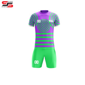 Soccer Sets for Unisex Customizable <b>Blank</b> Full Sublimation Team Name Number Logo Printed Short Sleeves Uniforms Training - Product Image 1