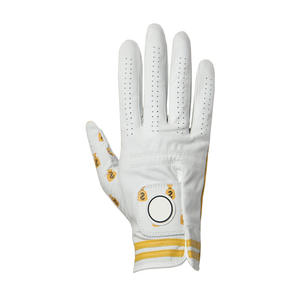 Gants de golf OEM ODM Usine directe en gros Logo personnalisé Cabretta Cuir antidérapant Respirant Durable Hommes Femmes Équipement de golf - Product Image 3