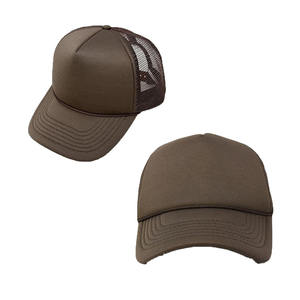 Gorra Trucker Unisex Ligera de Secado Rápido de 5 Paneles de Lona Lisa para Playa, Verano y Uso Urbano - Precio al por Mayor - Product Image 1