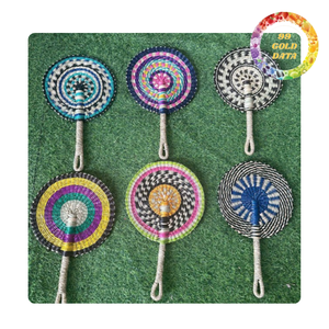 Abanico de mano de algas marinas naturales | Bonita idea de regalo y decoración del hogar | Origen de Vietnam - Product Image 5