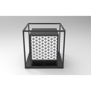 DTC.002.02 Lampe de poteau LED en fer et verre, corps de lampe en aluminium, magnifique lampadaire pour usage extérieur - Product Image 3