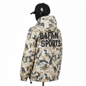 <b>Women</b> <b>Lightweight</b> Windbreaker <b>Jacket</b> Polyester Fabric Print Front Panel Custom Heat Transfer Logo Windbreaker <b>Jacket</b> For <b>Women</b> - Product Image 5