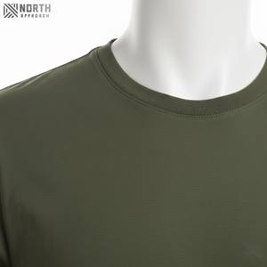 T-shirts sans manches en coton 100% de haute qualité personnalisés pour hommes, lourds, surdimensionnés, tricotés, à séchage rapide, respirants, col rond - Product Image 4