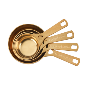 Cucharas Medidoras de Latón Hechas a Mano con Mango Repujado de Diseño, Juego de 8 Piezas, Precio al por Mayor - Product Image 4