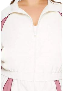 Nouvelle Collection : Ensemble Short et Veste Coupe-Vent Respirant pour Femme – Design Patchwork Idéal pour l'Extérieur - Product Image 5