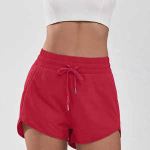 Shorts de Yoga Cortos y Sólidos para Mujer, Control de Compresión, Elásticos en Cuatro Direcciones, Transpirables, para Gimnasio y Fitness - Product Image 4