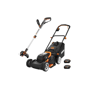 Tondeuse à gazon à lame cylindrique 4 temps de qualité industrielle Smart Mulching & Intellicut Power Boost Worx WG743E.1 150L Grass Box - Product Image 1