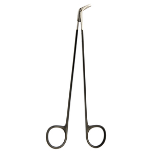 Ciseaux de rhidectomie TC droits et courbés pour la coupe délicate des tissus, ciseaux chirurgicaux à pointes émoussées étroites pour la salle d'opération - Product Image 4