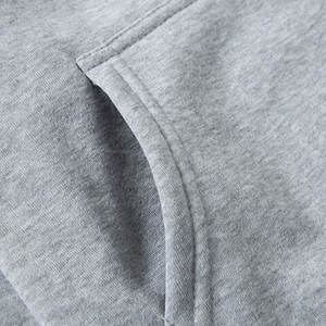 Sweat à capuche léger pour homme avec logo personnalisé OEM Coton surdimensionné teint uni pour l'hiver Taux de vente en gros - Product Image 5