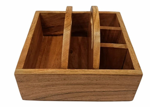 Alta demanda de artículos de cocina, soporte para cubiertos de madera, accesorio decorativo para mesa - Product Image 2