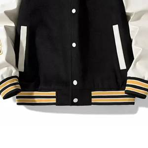 Chaquetas universitarias de diseño personalizado de gran tamaño al por mayor para hombre chaqueta Bomber universitaria Letterman chaquetas de béisbol para invierno - Product Image 6