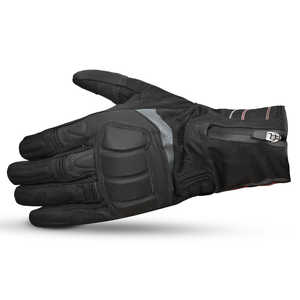 Guantes de Motocicleta de Cuero Genuino Negro de Primera Calidad, Impermeables, Transpirables, de Secado Rápido, Unisex, Deportivos, de Protección, para Carreras de Autos - Product Image 2