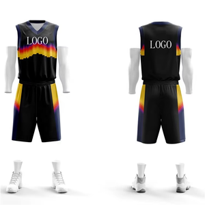 Nouvel ensemble de shorts de basket-ball respirants personnalisés pour les équipes, uniforme entièrement personnalisé par sublimation - Product Image 4