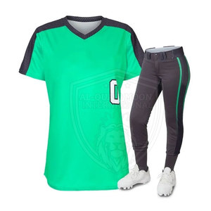 Nuevo Conjunto de Uniforme de Softbol de Alta Calidad, Transpirable, 100% Poliéster, de Secado Rápido, Cuello en V, Diseño Personalizado, Tallas Grandes - Product Image 1