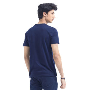 T-shirts en molleton 100% coton de haute qualité pour hommes, style décontracté, motif uni, manches courtes, impression de logo personnalisée, prix de gros - Product Image 6