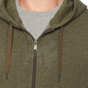 Sudadera con Capucha para Hombre, Marca Privada, 100% Algodón, Forro Polar, Cortavientos, con Cierre, Ligera, Cómoda, Diseño Sólido, Nuevo Diseño, Temporada de Invierno - Product Image 5