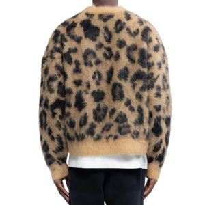 Pulls en laine tricotés pour hommes en gros, fournisseur de vêtements en tricot sur mesure OEM, fabrication directe, chaud et confortable pour l'hiver - Product Image 3