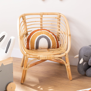 High Quality Rattan Furniture <b>Chairs</b> <b>for</b> <b>Small</b> Children Toddler Kids Handmade Table and Indoor Seating <b>Chair</b> Set - Product Image 4