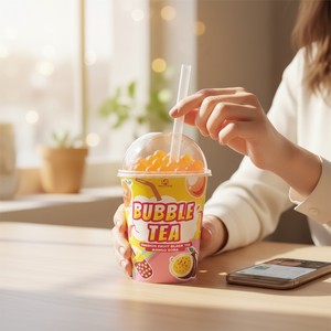 Instant Drink <b>Popping</b> <b>Boba</b> Tea with Flavor Ingredients - Product Image 6