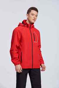 Chaqueta de Correr para Hombre, Diseño Nuevo, Alta Calidad, Cierre Completo, Logotipo Bordado Personalizado, Impermeable, Cortavientos, Cuello Alto - Product Image 2