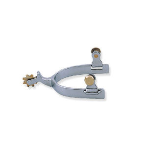 2025 Custom Western Spurs Roper Spur W con 8 dientes SB Rowel No.3 Spurs OEM de alta calidad - Product Image 1