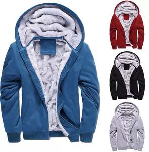 Premium 500gsm Zip-up Hoodies for Men Custom Logo 100% Cotton Eco-friendly Sweatshirt for <b>Winter</b> Hot! - Product Image 6