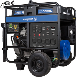 Generador Portátil de Gasolina de Alto Rendimiento de 28000/20000 Vatios con Arranque Eléctrico Remoto - Product Image 3