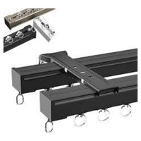 Système de rail pour rideaux de scène Série 6000 en alliage d'aluminium léger et antirouille pour décorations avec services de découpe et de soudure