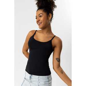 Haut extensible à fines bretelles 100% coton Quotidien - Product Image 2