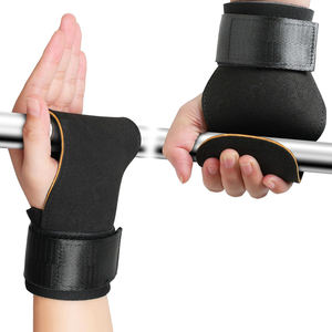 Muñequeras de cuero Oxford de doble capa para un agarre óptimo de entrenamiento de gimnasio Guantes de fitness hechos a medida para levantamiento de pesas - Product Image 1