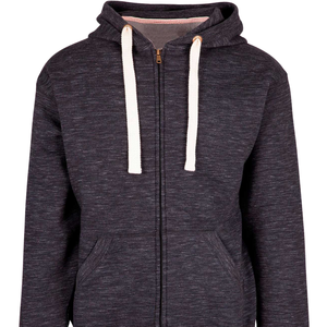 Sudadera con Capucha y Cremallera Gris Oscuro Unisex, Sudadera con Capucha de Forro Polar de Algodón con Cremallera Completa, Ropa Casual de Invierno, Tejido Suave, Corte Regular, Venta al por Mayor - Product Image 4