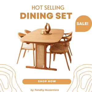 Juego de mesa de comedor de madera con precio al por mayor, juego de comedor 4-6 para restaurante y muebles de comedor, producto de alta calidad - Product Image 6