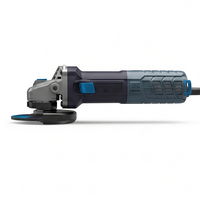 Meuleuse d'angle sans balais à vitesse variable 1550W, 125mm, filaire, 230V, outil industriel électrique, modèle ODM personnalisé (outil seul)