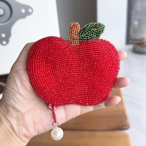 Bolso de mano con cuentas de semillas de estilo bohemio hecho a mano, monedero con cuentas bordadas y logotipo personalizado, tallas de moda para mujer para promociones - Product Image 4