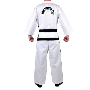 Uniforme de Taekwondo de style populaire vente directe d'usine uniforme de Taekwondo en coton et polyester à des prix abordables pour adultes - Product Image 3