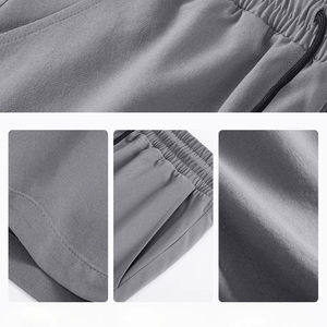 Pantalones cortos logotipo personalizado impreso verano peso pesado 100% algodón hombres Vintage Streetwear pantalones cortos de mezclilla - Product Image 6