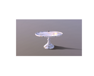 Soporte de tartas de mármol de 2 niveles, hecho a mano, pulido, personalizado, decoración de boda, producto en oferta - Product Image 3