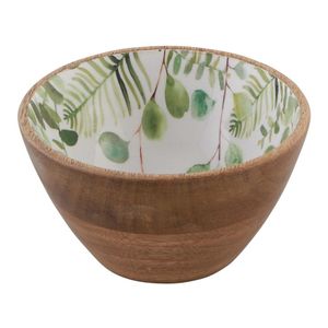 Quality Assure Enamel Printed Handcrafted <b>Wooden</b> <b>Salad</b> <b>Bowl</b> with Utensils Eco-Friendly & Stylish Dining <b>Bowl</b> for <b>Salad</b> Fruits - Product Image 6