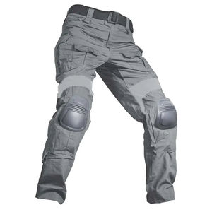 Men's High Waist Work Pants Loose Fit Camo Ripstop Air Soft Hunting Crystal Decoration Durable Pockets Pads <b>Waterproof</b> - Product Image 3