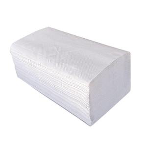 Boardwalk 9.13 In. X 10,25 pouces Serviettes jetables vertes à une pliure - Blanc naturel 16 paquets/carton - Product Image 1