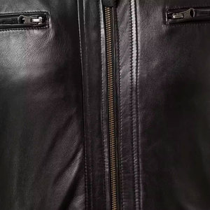 Chaqueta de cuero para hombre de tela cómoda a precios bajos de calidad superior, traje de moda, salida de fábrica, chaqueta de cuero de motorista para hombre - Product Image 6