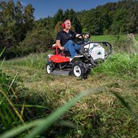 Tondeuse à gazon Orec Rabbit RM982 à essence 5,5 CV, qualité DIY, avec bac de ramassage de 300L, meilleur prix, en vente pour l'Europe/les États-Unis/l'Océanie