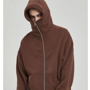 Precio de fábrica 360gms Calidad superior Las mejores sudaderas con cremallera Buena calidad Algodón Peso pesado Sudadera con capucha Ropa Media cremallera Sudadera con capucha sobre la cara - Product Image 1