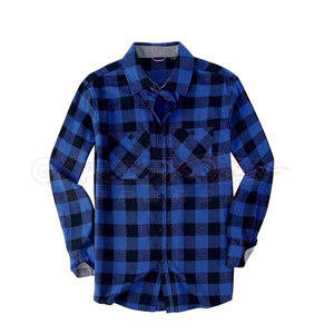 Chemise de moto Chemise à manches longues en flanelle souple pour hommes en vente en ligne - Product Image 2
